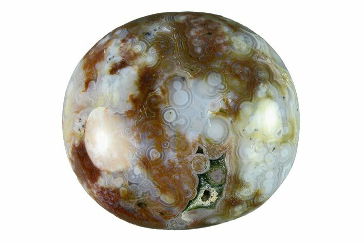 Polished Ocean Jasper Stone - New Deposit #293662